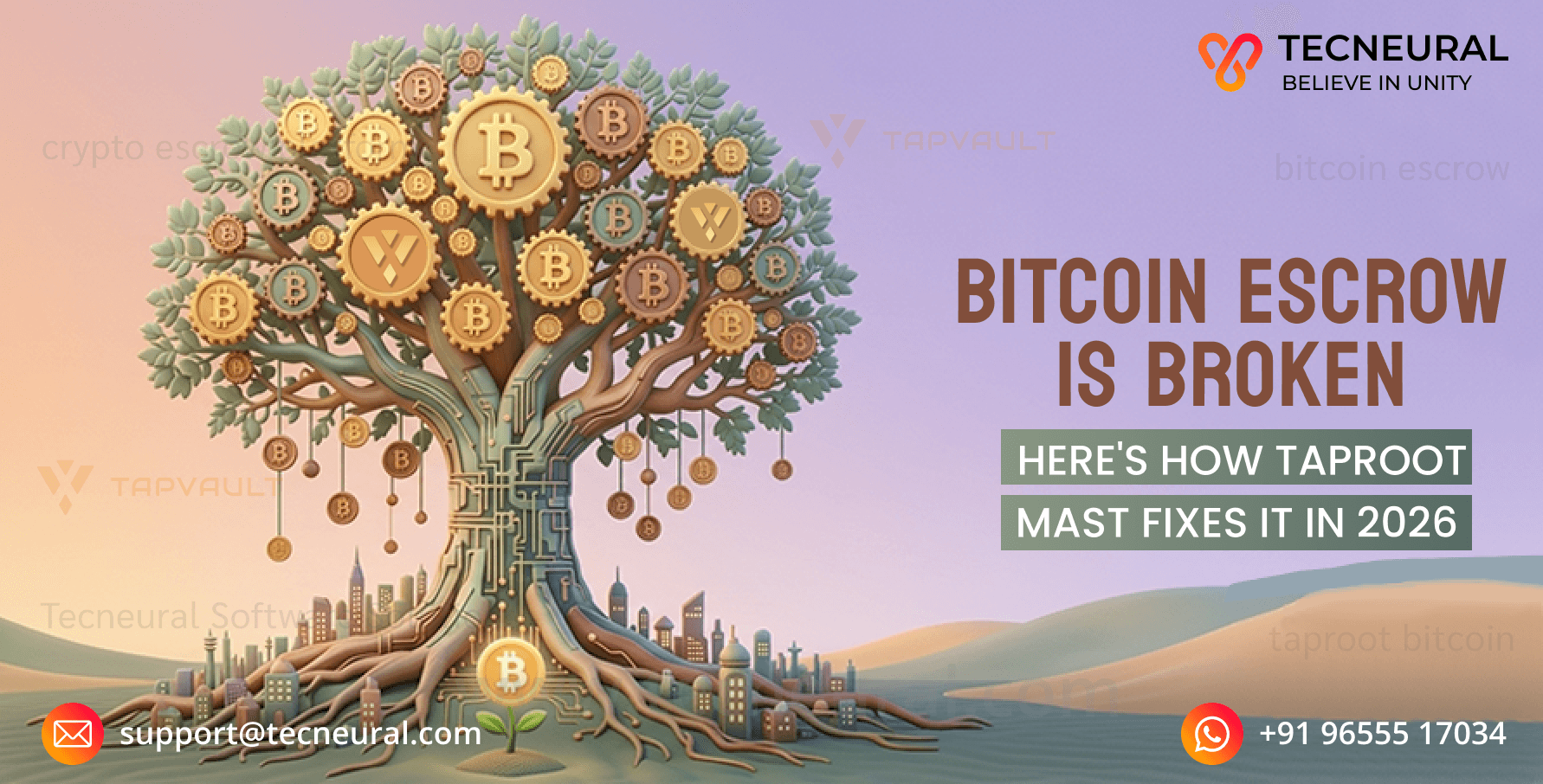 Bitcoin Escrow Is Broken. Here's How Taproot MAST Fixes It in 2026