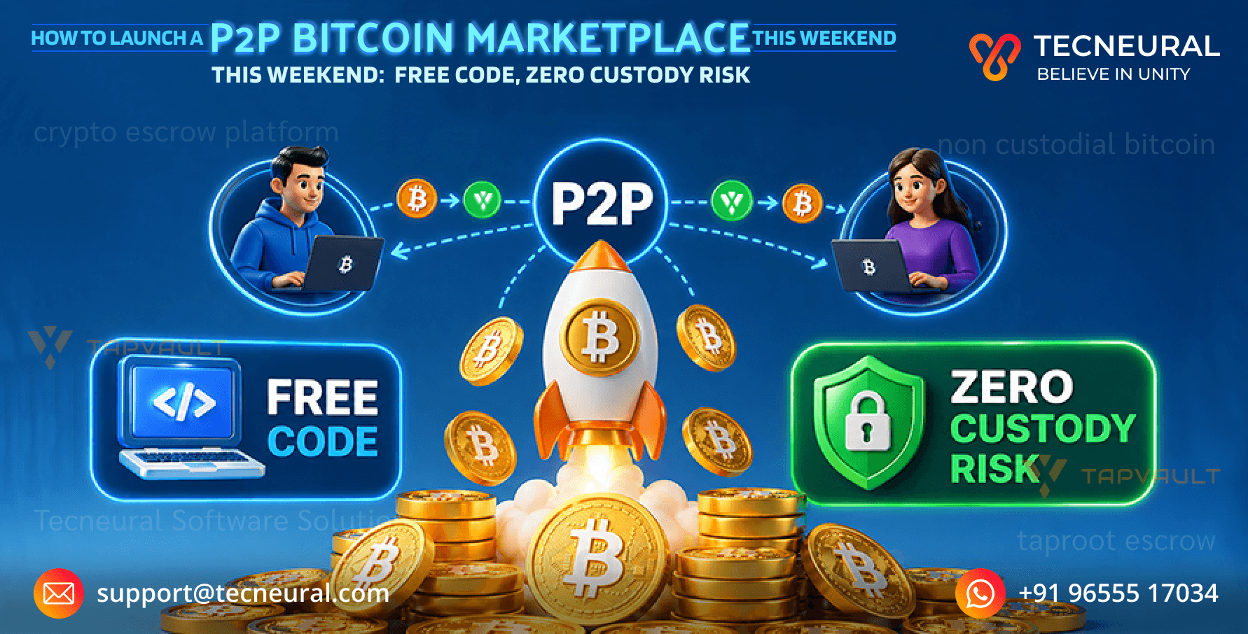 How to Launch a P2P Bitcoin Marketplace This Weekend — Free Code, Zero Custody Risk
