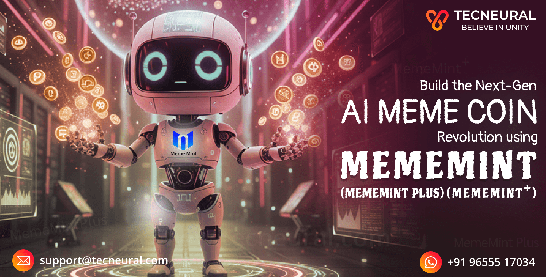 Build the Next-Gen AI Meme Coin Revolution using MemeMint+ (MemeMint Plus)