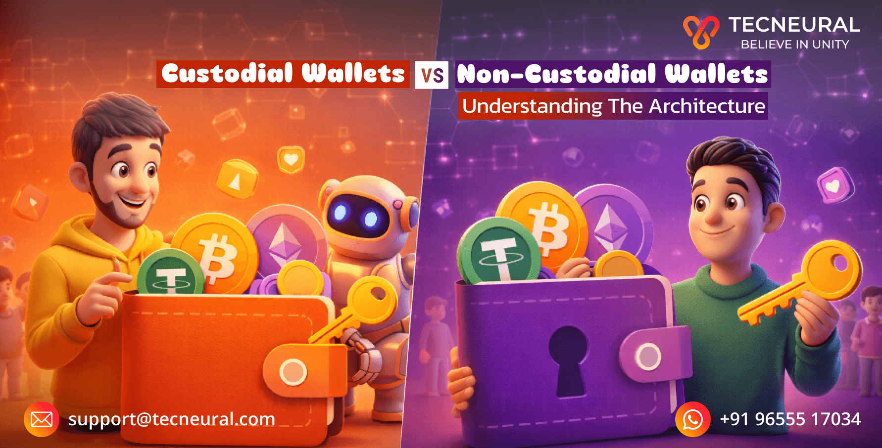 Custodial vs Non-Custodial Wallets: Understanding the Architecture