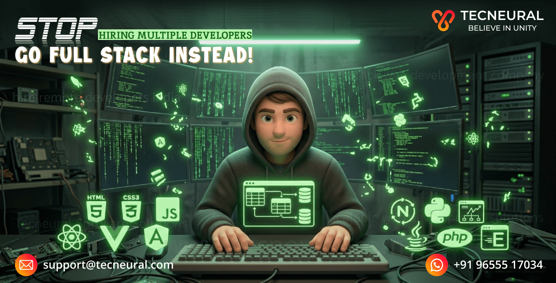 Stop Hiring Multiple Developers — Go Full Stack Instead!