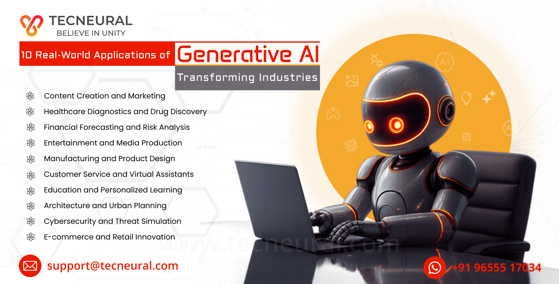 10 Real-World Applications of Generative AI Transforming Industries