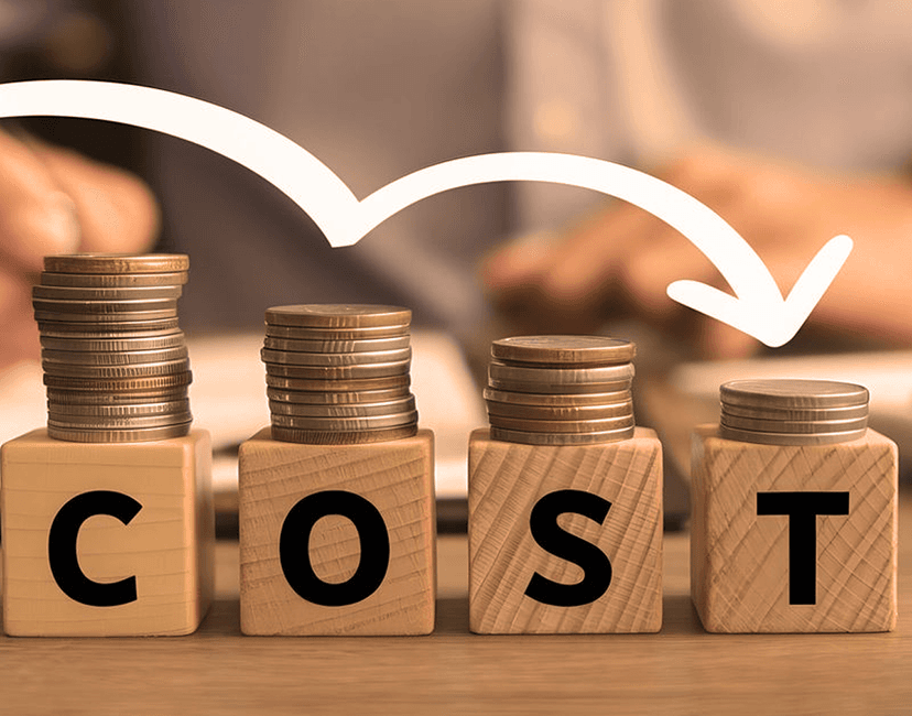 Lower cost