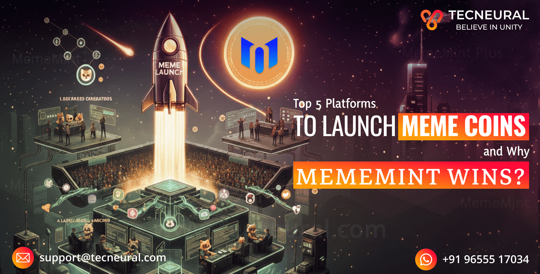 Top 5 Platforms to Launch Meme Coins and Why MemeMint Wins?