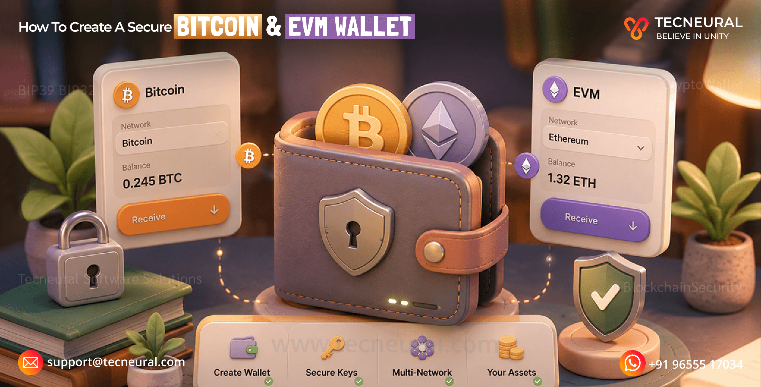 How to Create a Secure Bitcoin & EVM Wallet